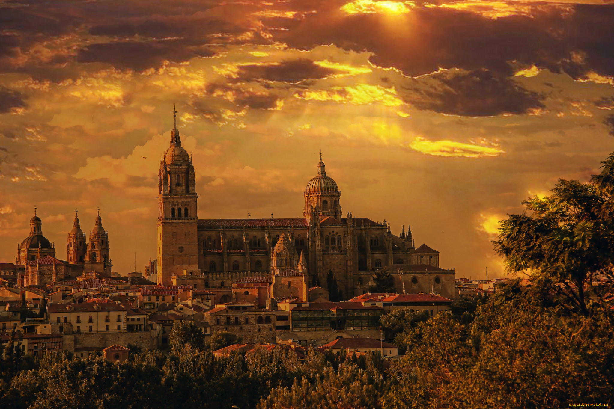 atardecer en salamanca, , -  ,  ,  , , 